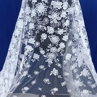 Nouvelle Robe de Mariée Haut de Gamme Faite à la Main, Coupe Ample, avec Appliques Florales Tridimensionnelles Découpées au Laser et Tissu en Dentelle Perlée