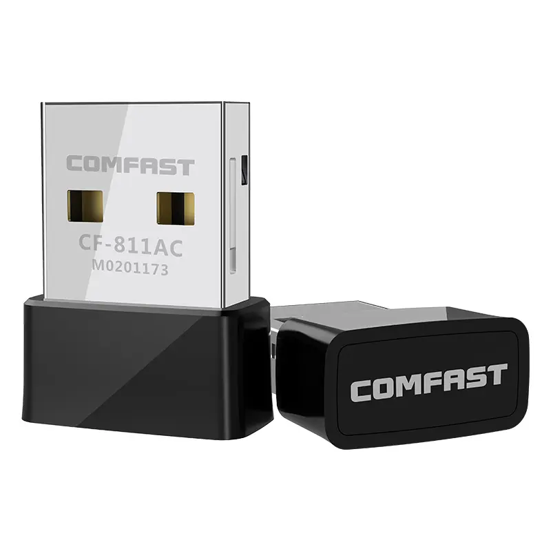 Precio bajo comfast 650 mbps usb 2,0 externo wifi dongle 5ghz wifi adaptador de tarjetas de red