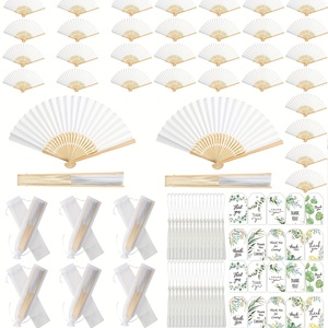 Factory Price Custom Bamboo Folding <strong>Fan</strong> Paper <strong>Fans</strong> <strong>Wedding</strong> Hand <strong>Fans</strong> <strong>for</strong> <strong>Guests</strong> - Product Image 1