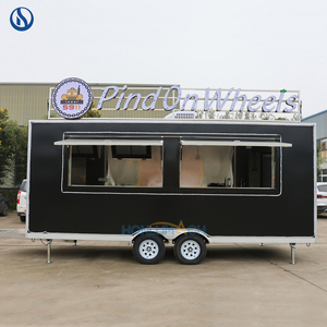 Remorque mobile faite sur commande de camion de cuisine de nourriture d'usine de la Chine chaude pour la vente de pizza - Product Image 2