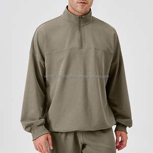 Sudadera Deportiva Unisex de Otoño/Invierno, Estampada, Cuello Redondo, Transpirable, de Secado Rápido, Anti-UV, Holgada, Manga Larga, Media Cremallera, Informal, para Entrenamiento - Product Image 2