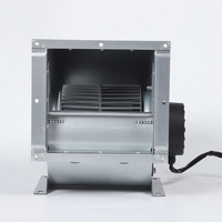 Ventilateur centrifuge SYZ 7/5 à double entrée avec moteur EC, entraînement direct, signal de vitesse 0-10V, 1/4 CV, 230V, ECM, sur pied