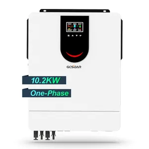 Onduleurs de système d'énergie solaire domestique Contrôleur de charge PV MPPT Onduleurs Onde sinusoïdale pure 10kva onduleur solaire hybride sur/hors réseau