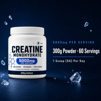 Poudre de créatine monohydrate personnalisée pour les marques de suppléments nutritionnels sportifs de musculation en salle de sport, étiquette privée ODM