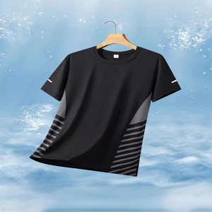 Xiangyu Thể Thao Nhanh Chóng Khô Nhà Máy Biểu Tượng Tùy Chỉnh Quà Tặng Marathon Băng Lụa Mùa Hè Đào Tạo <span class=keywords><strong>Polyester</strong></span> Thể Thao Nhanh Chóng Khô T Áo Sơ Mi - Product Image 3