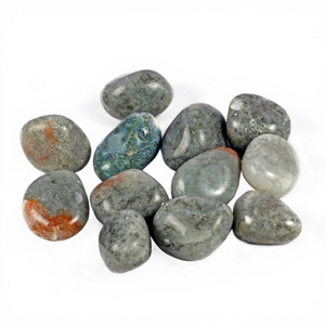 Piedras de ágata gris pulidas, piedra preciosa tallada para decoración del hogar, decoración de ágata Feng Shui, artesanías de piedras semipreciosas, ágata gris - Product Image 1