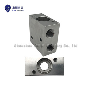 Corps de vanne hydraulique personnalisé en acier inoxydable 316L usiné CNC, numéro de pièce 5052-007, support OEM - Product Image 4