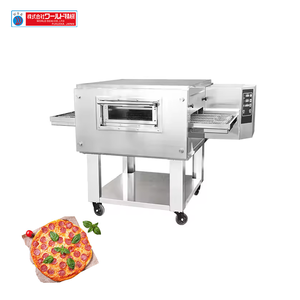 Comercial Industrial eléctrico 8 12 16 18 pulgadas <span class=keywords><strong>Pizza</strong></span> galletas horno precio transportador para restaurante hornear panadería hornos máquina - Product Image 1
