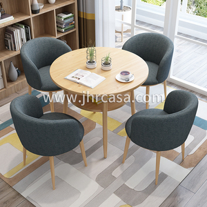 Modern Smart Double-deck <b>Dining</b> <b>Table</b> Chairs <b>4</b> Seat Room MDF Marble <b>Round</b> and <b>Sets</b> N2104 <b>Dining</b> <b>Table</b> <b>Set</b> N2104 - Product Image 5