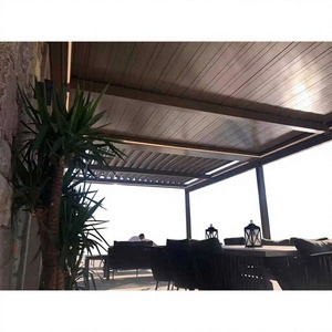 Pérgola Bioclimática Motorizada de Lujo WISE COMPANY con Sensor de Viento, Luces LED, Techo Impermeable y Estructura de Aluminio con Recubrimiento en Polvo - Product Image 2