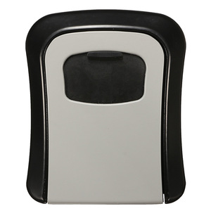 Aluminum Alloy Combination <b>Key</b> <b>Box</b> Mechanical Safe 13x10x5.5cm <b>Wall</b> <b>Mounted</b> For Home Use - Product Image 2