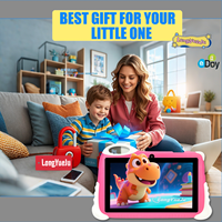 Nouvelle Tablette Enfant 7 Pouces Couleurs Vives Portable HD Quad Core Processeur MTK 2 Go Mémoire 32 Go Stockage Android 12 Éducative Wi-Fi