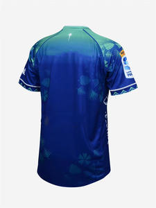 Jersey Rugby Fiji Battleship 2025 yang Dapat Disesuaikan untuk Kandang dan Tandang Ukuran Besar Jersey Sepak Bola Inggris dengan Fitur Ukuran Plus - Product Image 2