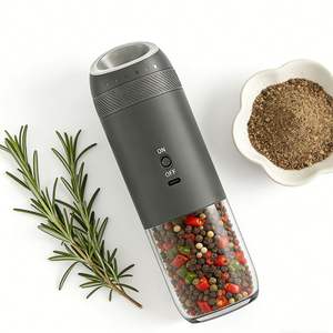 Molino Eléctrico Recargable Tipo C para Sal y Pimienta, Directo de Fábrica, para Barbacoa al Aire Libre - Product Image 6