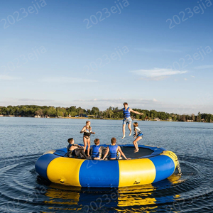 Plateforme de saut flottante gonflable pour piscine, livraison rapide, avec pompe et échelle, pour la <span class=keywords><strong>famille</strong></span> et les enfants - Product Image 2