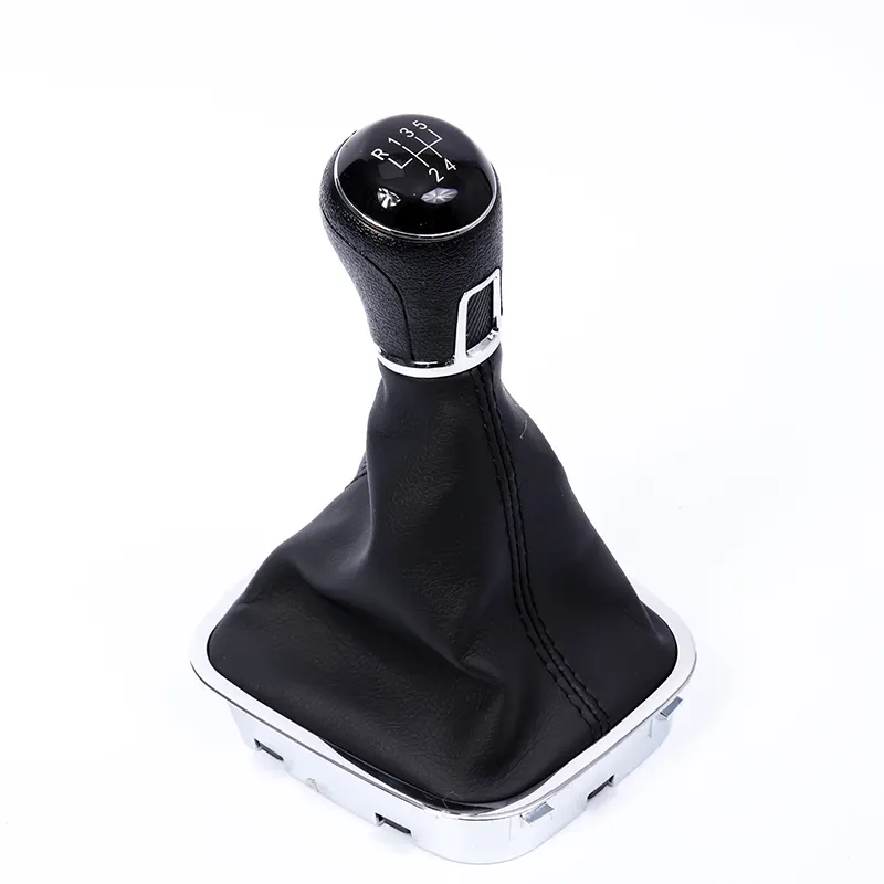 Nhà Máy Bán buôn giá ABS da dildo Gear Shift Knob với Boot bìa cho VW MK 5 Polo