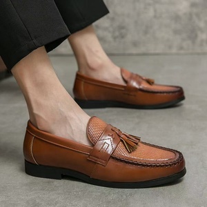 Zapatos de Vestir Retro de Diseñador para Hombre, Mocasines con Lentejuelas, Casuales de Negocios, Parte Superior de PU, Otoño, Estilo Dreamy Stark, Gran Venta - Product Image 6