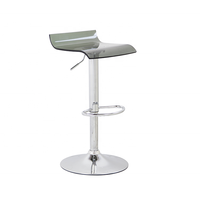 Tabouret de Bar en acrylique, pivotante et réglable en hauteur