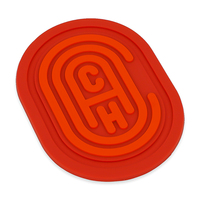 Patch 3d en caoutchouc de silicone personnalisé directement de l'usine patch personnalisé en pvc souple 3d fer sur les vêtements