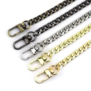 MeeTee H-J458 60/100/110/120cm 7mm Flat Women Purse Alloy Bag Parts Accessories Hardware <strong>Handbag</strong> Bag <strong>Chain</strong> - Product Image 1