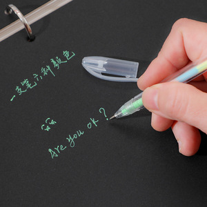 Bolígrafo de gel con purpurina de colores, punta de bala de 1.0 mm, para la escuela, oficina, escritura, resaltado, diario, niños, estudiantes, carcasa de plástico - Product Image 2