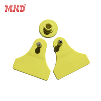 Active uhf rfid animal étiquette d'oreille bovins moutons puce rfid oreille gps réutilisable pour NFC étiquettes d'oreille pour animaux
