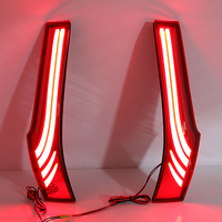 Feux arrière à LED, feux de freinage à LED, feux antibrouillard arrière, feux d'avertissement pour Honda Fit JAZZ 2014 2015 2016 2017 2018