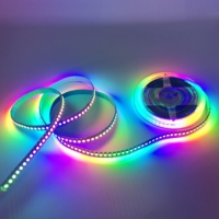 Tira de Luces LED Inteligentes WS2815 WS2812 5V DC12V 30D 60D 144D, Direccionables, IP20 IP65 IP67, LED 2815 RGB, Tira de Luces LED de Píxeles Inteligentes