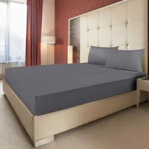 Luxus weiches faltenresistentes gebürstetes Mikrofaser-Bettdeckel elastisches Bettdeckchen