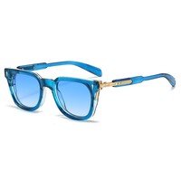 Gafas de Sol Polarizadas de Moda Vintage de Alta Calidad con Logotipo Personalizado, Montura Retro Grande, Protección UV400 para Hombre