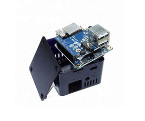 (电子元件) 集成电路<span class=keywords><strong>3</strong></span>合1橙色Pi零512MB开发板扩展板黑色外壳套件 - Product Image 2