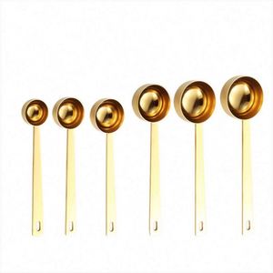 Metal Sugar Powder Tablespoon Mini Spoon 1 Tsp 5ml <b>Coffee</b> Powder Stainless Steel <b>Coffee</b> Scoop Measuring Spoon - Product Image 4