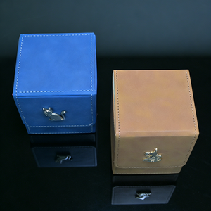 Luxury Customize Your Own Package Organizing Storage PU Leather <strong>Deck</strong> Box for Playing <strong>Cards</strong> - Product Image 2
