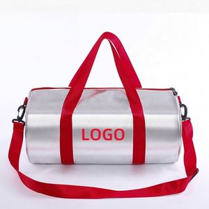 Bolsa de Gimnasio Personalizada de Cuero Sintético: Bolsa Deportiva de PU para Deportes, Viajes y Yoga - Imprime Tu Logotipo - Product Image 1