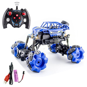 Puissant camion pick-up télécommandé électrique 4x4 2,4 GHz 1:18 pour enfants, avec lumières, idéal pour les cascades et le drift tout-terrain - Product Image 2
