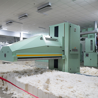 Machine à filer à anneaux TONGDA FA017, machine à éplucher les balles, deux batteurs, capacité de 1500 kg/h, automatique pour l'usine de filature de coton et de viscose