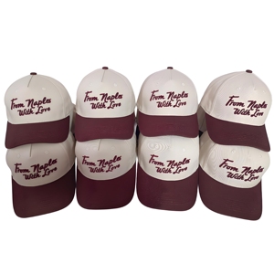 Gorra de Béisbol Deportiva de Cinco Paneles, de Algodón, con Logotipo Bordado en 3D Personalizado, de Dos Tonos, para Hombre - Product Image 1