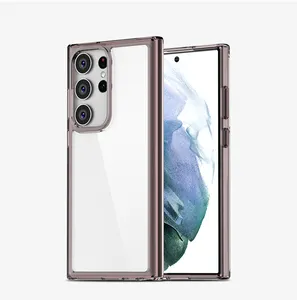 Geili Hotselling Coque transparente pour Samsung Galaxy S23 Ultra 5g Coque conçue antichoc transparente Bumper pour S23 Ultra Case