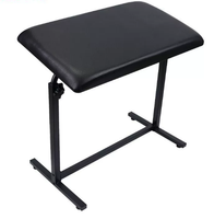 Support de bras réglable multifonctionnel pour tatouage QUATAT PJ010E, éponge haute densité, base en métal noir robuste