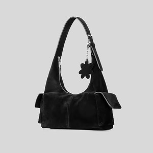 À la mode femmes daim cuir errant sac à main automne hiver Vintage sac de créateur sac à main épaule Style décontracté - Product Image 5