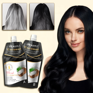 Shampoo Colorante Nero OEM 500ml, Tipo Acqua Trasparente, Senza Macchie, Colorazione Rapida, Olio di Cocco e Argan, Qualità Premium, Permanente 100% - Product Image 6