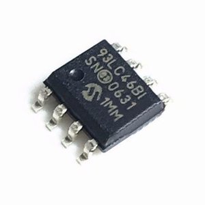93LC46BT-I/SN SOIC-8 Memoria de solo lectura programable y borrable eléctricamente, memoria IC de 64x16, nueva - Product Image 1