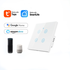 EU tiêu chuẩn thông minh chuyển đổi ánh sáng cảm ứng Bảng điều chỉnh tuya cuộc sống thông minh Wifi điều khiển kính không dây treo tường chuyển đổi - Product Image 6