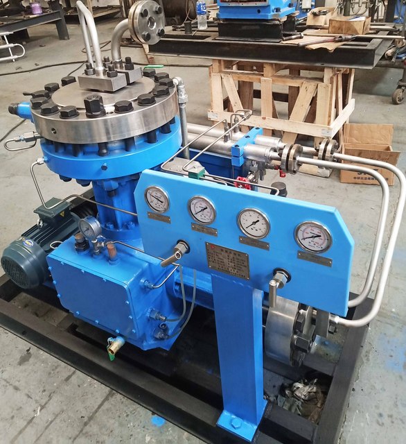 Toxic Corrosive Gases H2 Compressor Reciprocating Oil-Free Motor Bearing Stainless Steel Crankshaft Stationary Engine