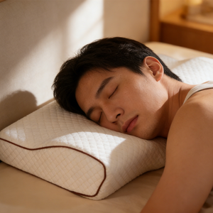 Bantal Pijat Leher YUE RISE dari Kain Bernapas untuk Kantor, Rumah, Tidur, Ergonomis, Desain Zona Kupu-kupu, Busa Memori - Product Image 1