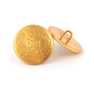 Boutons en alliage de zinc écologiques pour vêtements, attaches décoratives personnalisables pour uniformes et vêtements d'extérieur - Product Image 1
