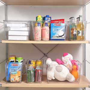 Vente en gros de lot de 10 conteneurs empilables pour réfrigérateur et cuisine en plastique pour le rangement des légumes et des aliments - Product Image 5