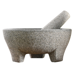 Stone Mortar And Pestle Set Natural Stone Carving Garlic <b>Grinder</b> <b>Herb</b> Spice Tools Manual Durable - Product Image 4