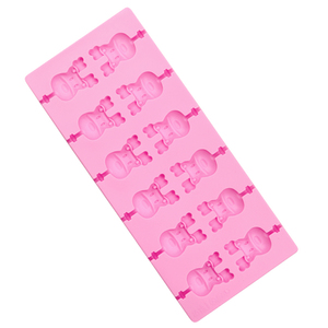 297 12 Lỗ Giáng Sinh Hươu Hình Dạng Xem Hình Ảnh Lớn hơn Tùy Chỉnh Lollipop Khuôn Kẹo Cứng Gummy Khuôn Tay Làm Sô Cô La Silicone Nhựa - Product Image 3