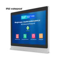 Minghongyu Panel PC Táctil Industrial Todo en Uno Android Linux de 15.6 Pulgadas, Sin Ventilador, Mini, 512GB/256GB, 4GB-64GB RAM, en Stock